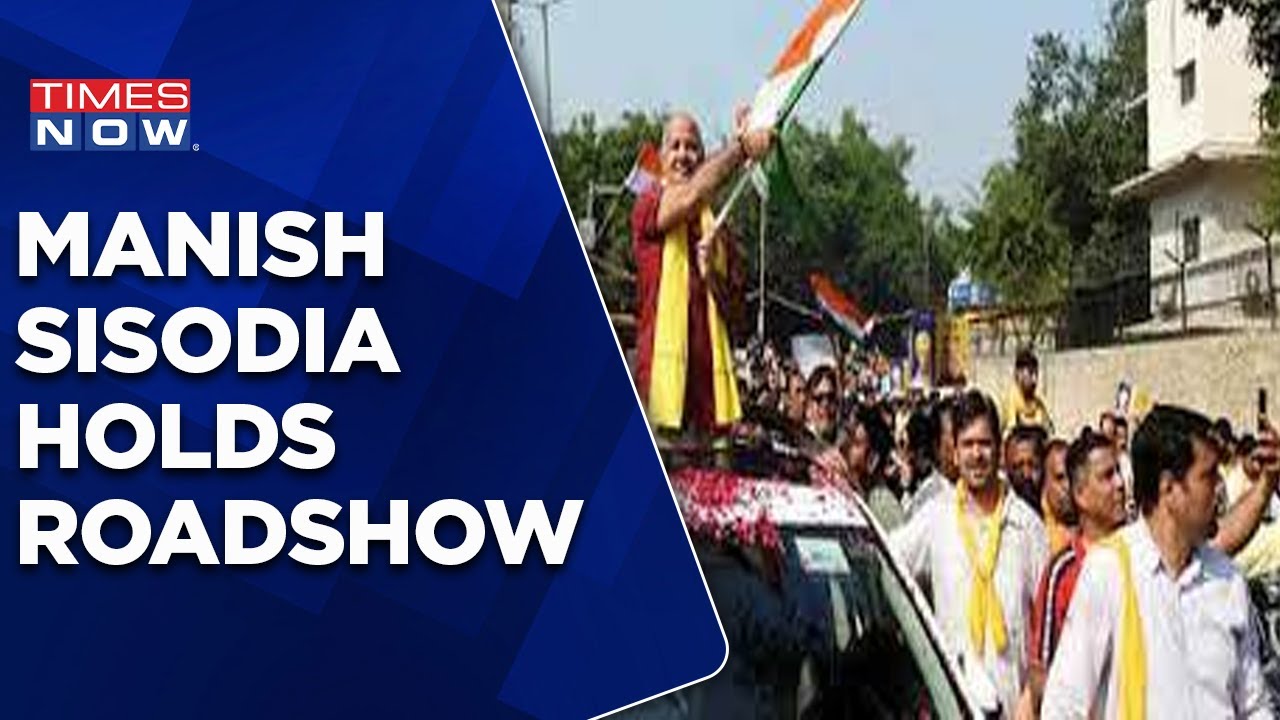 Liquorgate Probe: Delhi Deputy Chief Minister Holds Roadshow Ahead Of CBI Questioning | Latest News