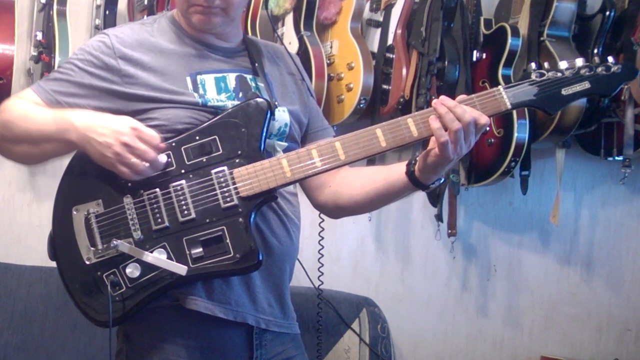 Soviet Belorusian guitar Formanta with onboard fuzz