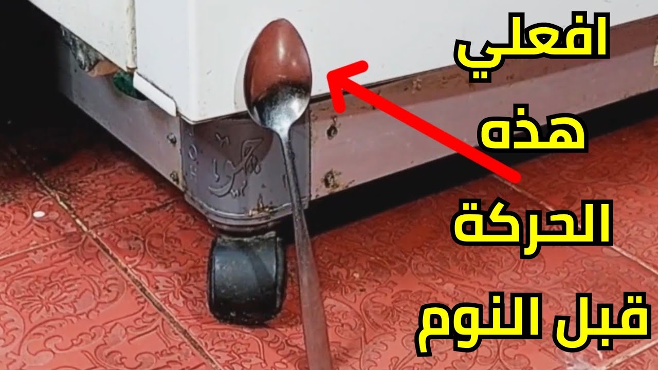 وقفي المعلقه علي باب تلاجتك افعلي هذه الحركه قبل الذهاب إلى النوم اتندمت اني مكنتش اعرفها من زمان