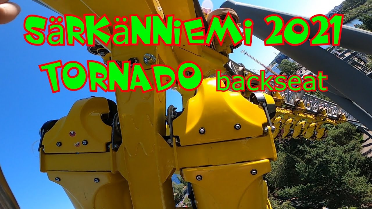 Särkänniemi 2021 Tornado ONRIDE POV backseat
