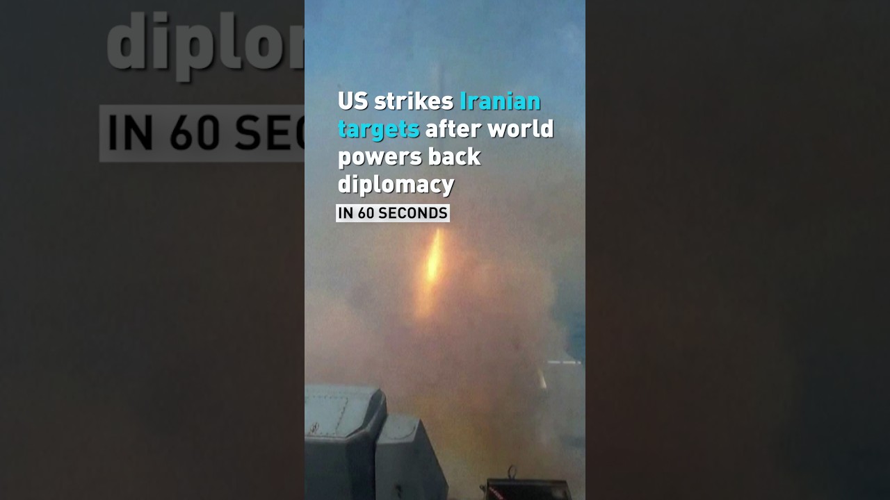 US strikes Iranian targets after world powers back diplomacy