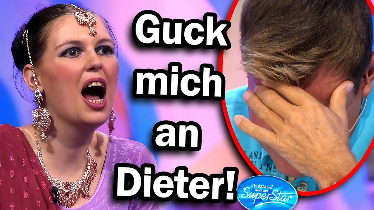 Verrückte Frau singt auf INDISCH.. - Bohlen FASSUNGSLOS