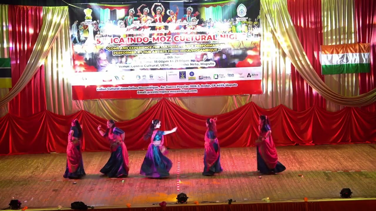 Shree radhe Gopi Vrunde_5TH ICA INDO-MOZ CULTURAL NIGHT 2024_8th JUNE_UEM AUDITORIUM, MAPUTO.......!