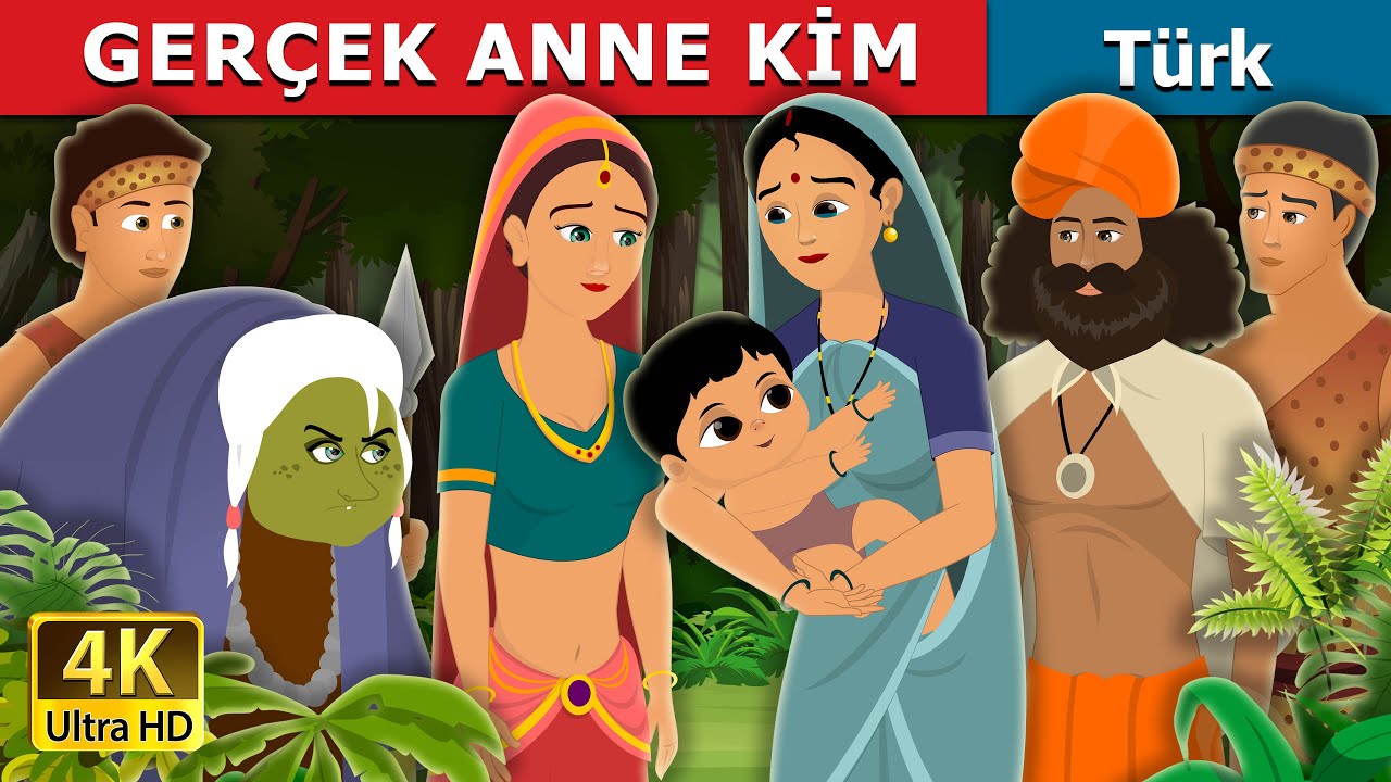 GER&Ccedil;EK ANNE KİM | Who is the Real Mother Story in Turkish | @TurkiyaFairyTales