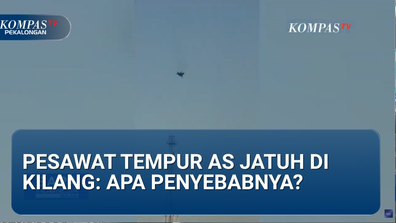Sabotase atau Kecelakaan? Pesawat Tempur AS Jatuh di Jantung Kilang Kuwait