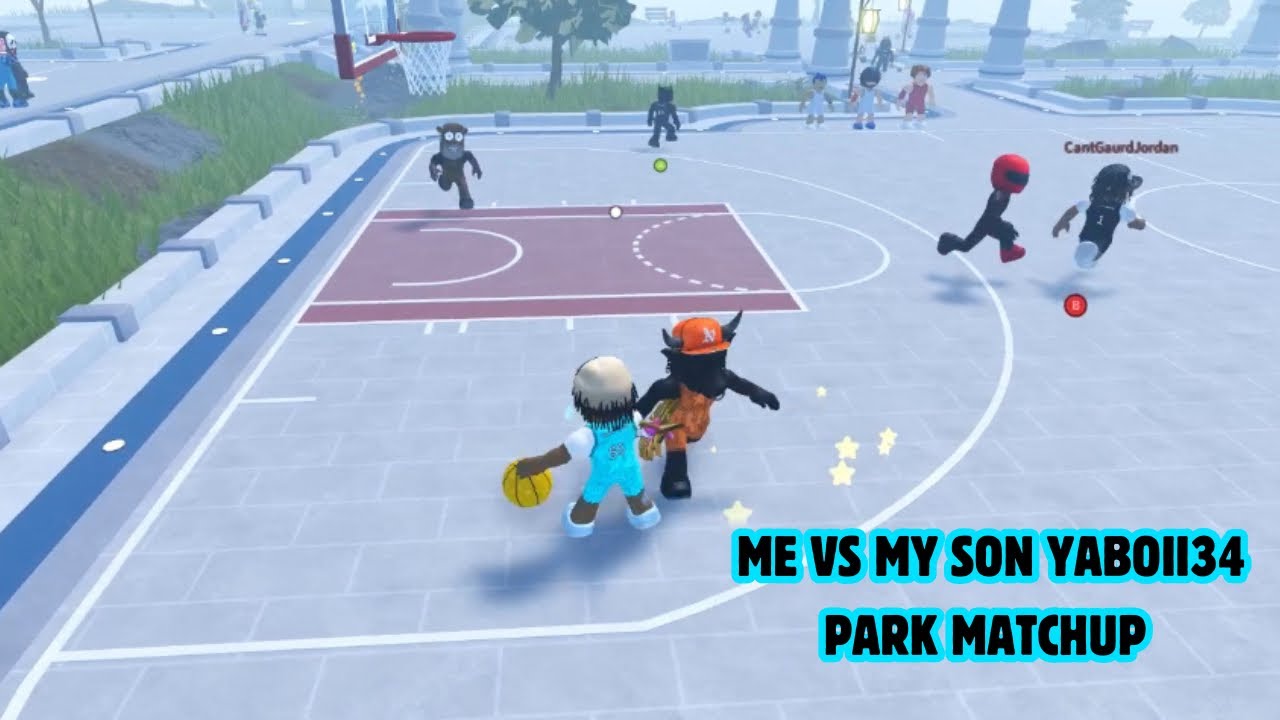 Me Vs My Son Yaboii34 Park Matchup On Basketball Stars 3