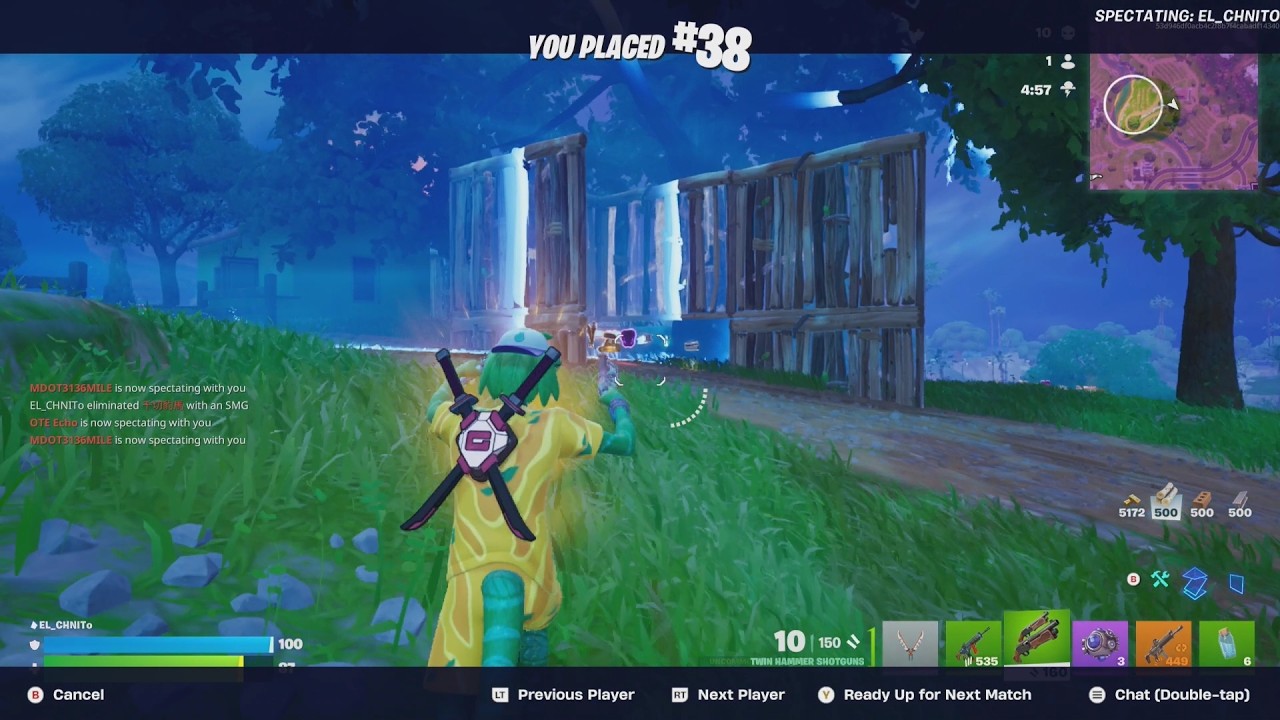 Fortnite gameplay videogames