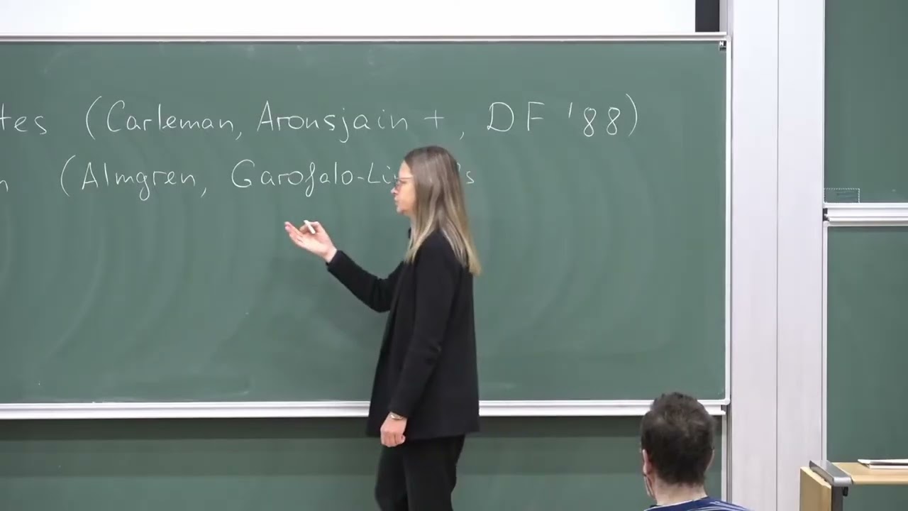 Prof. Eugenia Malinnikova | Doubling inequalities for eigenfunctions