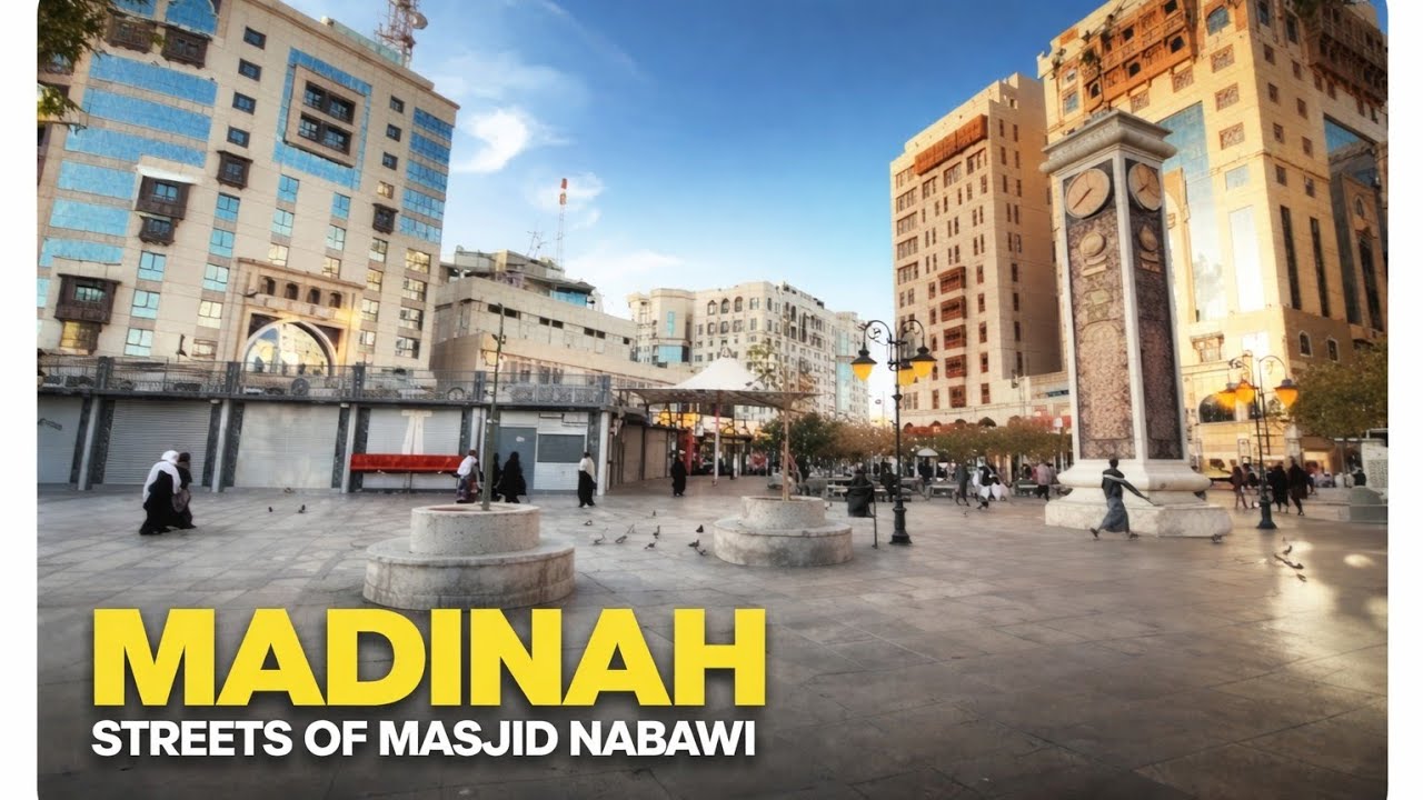 Madinah Early Morning Walking Tour 6:40AM 🌅 | Streets Around Masjid Nabawi