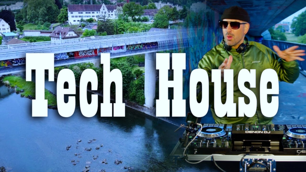 DJ Set on a Graffiti Bridge | fast Tech House Mix.