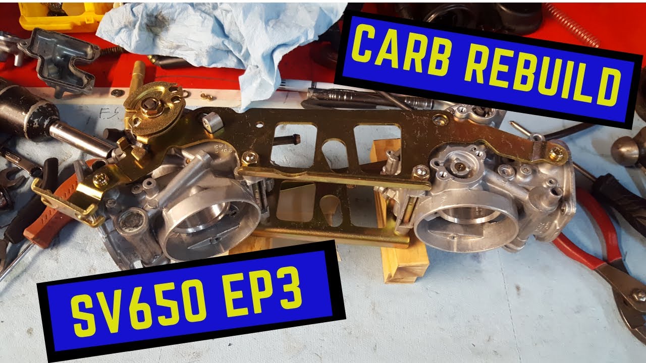 Suzuki SV650 EP3 - CARBURETOR DISASSEMBLY and CLEANING!