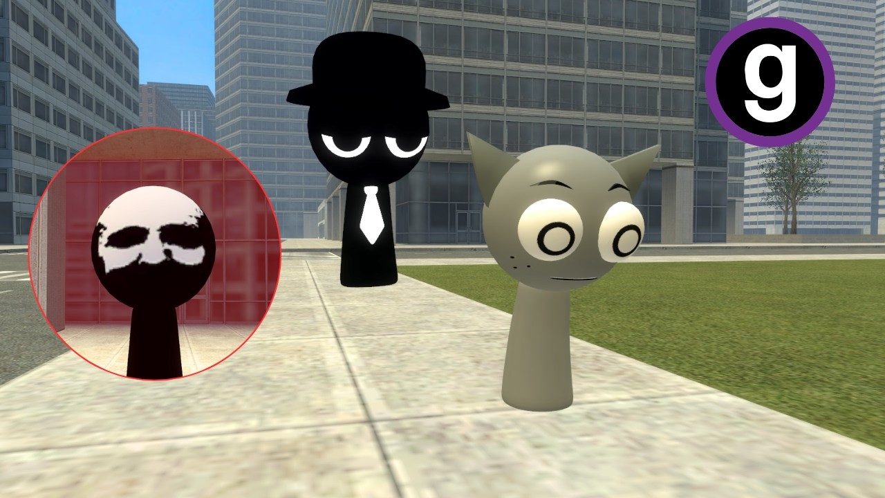 SPRUNKI BLACK WANTS TO FINISH OFF LITTLE GRAY! (GARRY'S MOD) [NEXTBOT]