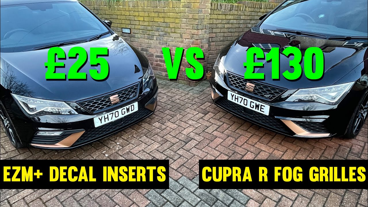 EZMods Cupra Decals (vs) Cupra R Grilles