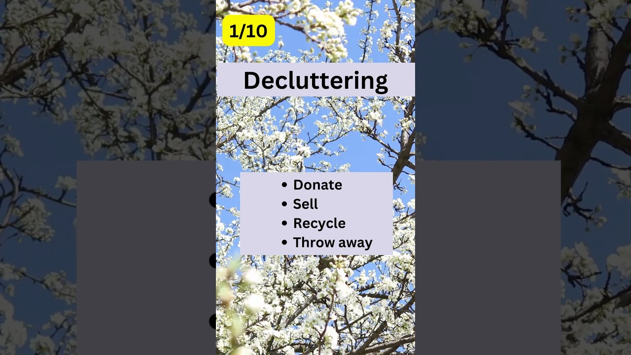 10 Spring Cleaning Tips 2024 #cleaning #homedecor #motivation