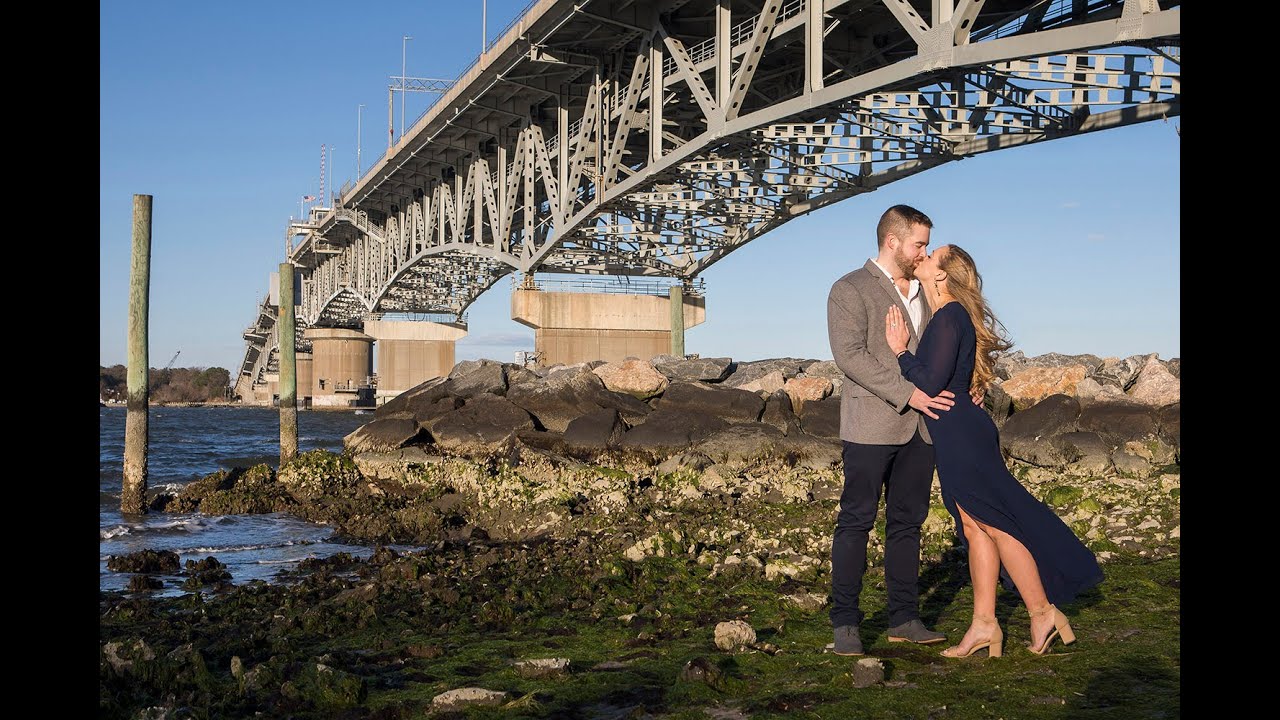 Beach Engagement Portrait | Yorktown, VA