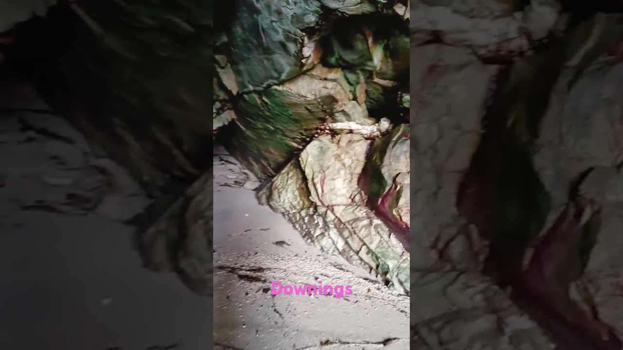 Downings hidden cave, when the tide is low 