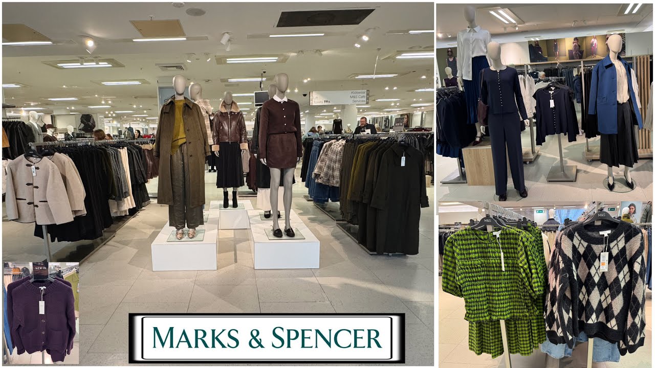 ♦️MARKS & SPENCER♦️NEW COLLECTION OF KNITTED WEAR,OUTERWEAR, TOPS,TROUSERS, DRESSES😍OCTOBER 2025♦️