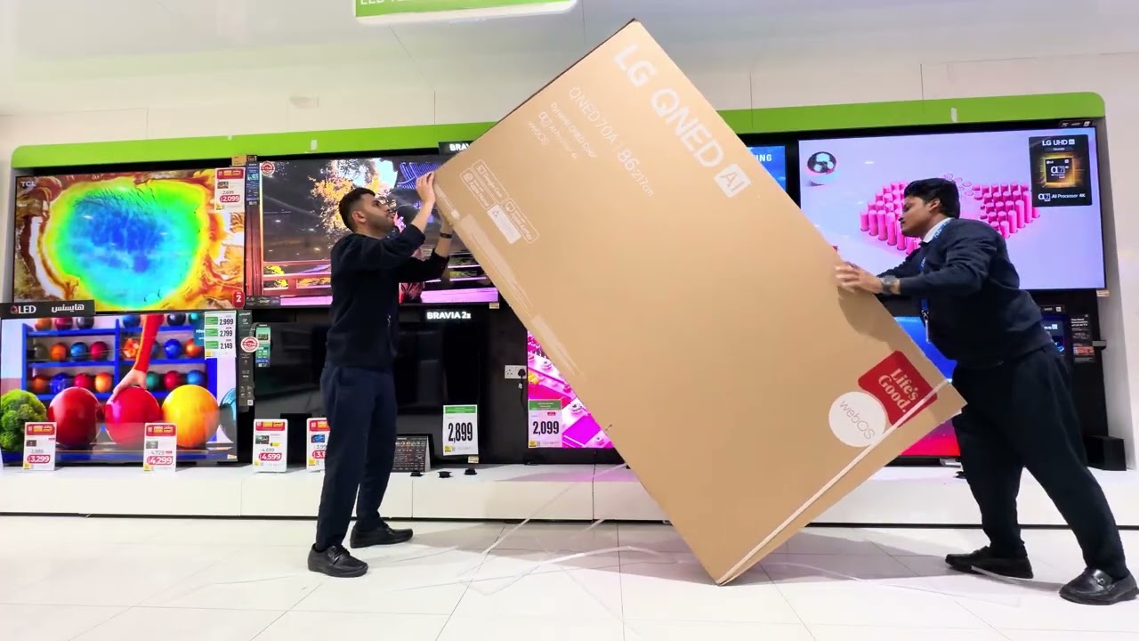  LG 86QNED70A6A QNED 4K Smart TV Unboxing | 86