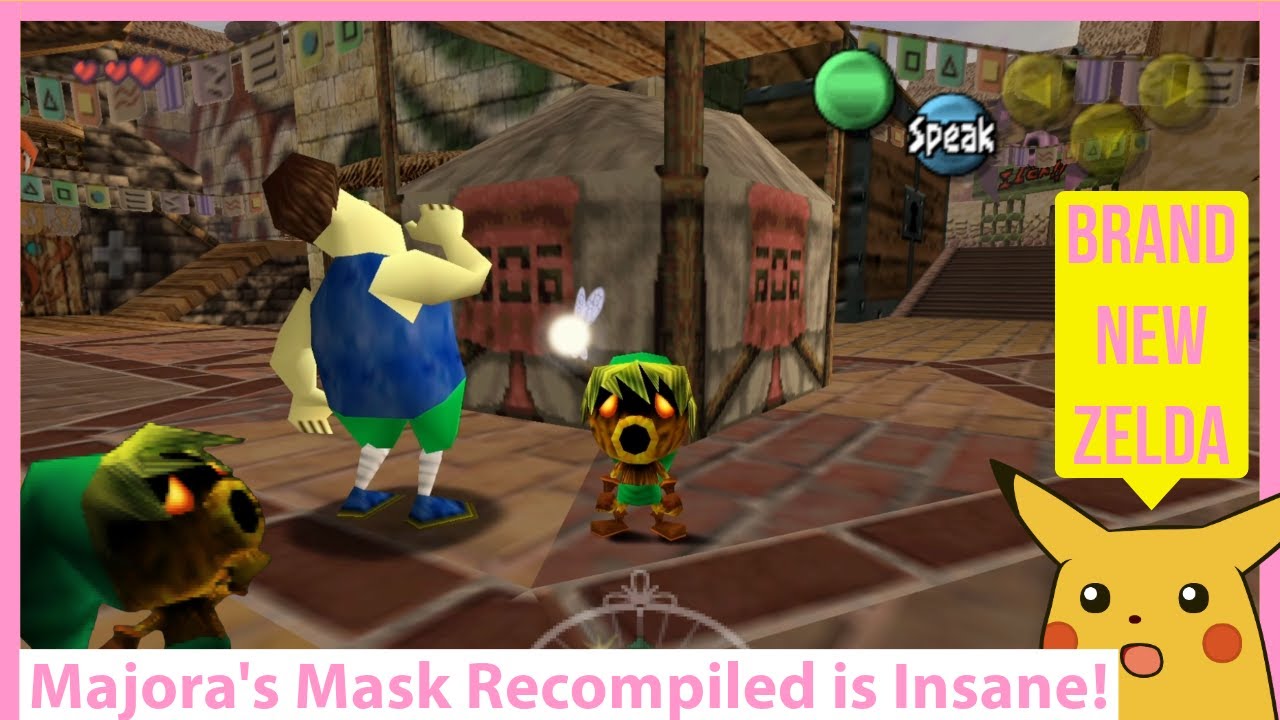 Recompilation Makes Zelda 64 NEW Again! A Brand New Majora's Mask