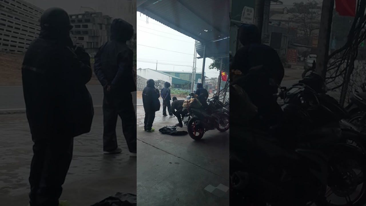 HAI ĐÔI PHƯỢT THỦ ĐƯỜNG DÀI GẶP MƯA BẤT CHỢT PHẢI GHÉ QUÁN VEN ĐƯỜNG THAY TRANG PHỤC 