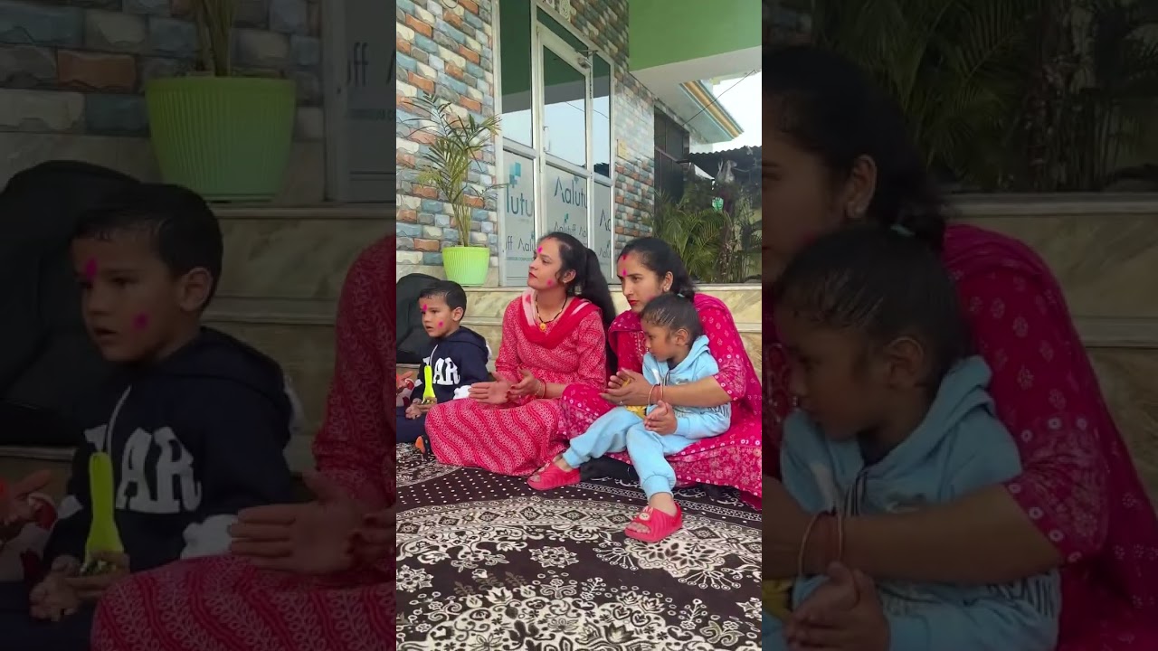 बैठक होली शुरू हो गई है guys खटीमा में 🫟🎨🧡💃🏻🕺🏼