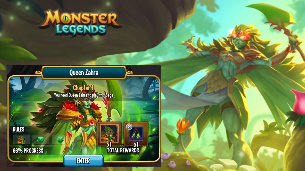 Monster Legends - Queen Zahra In Blossom Era Saga