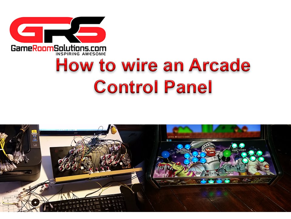 Wire and Light up an Arcade Control Panel Buttons and Joysticks
