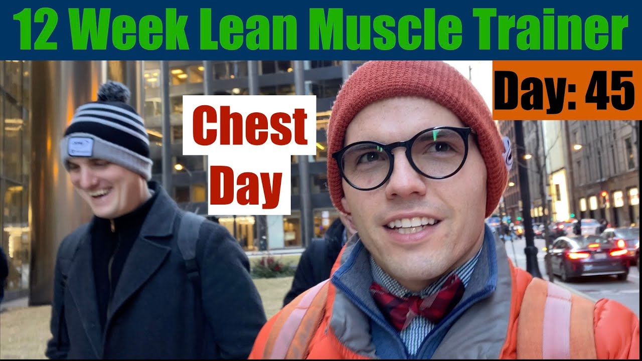 Workout Vlog Day 45 - Kaged Muscle - 12 Week Lean Muscle Trainer - Chest Day