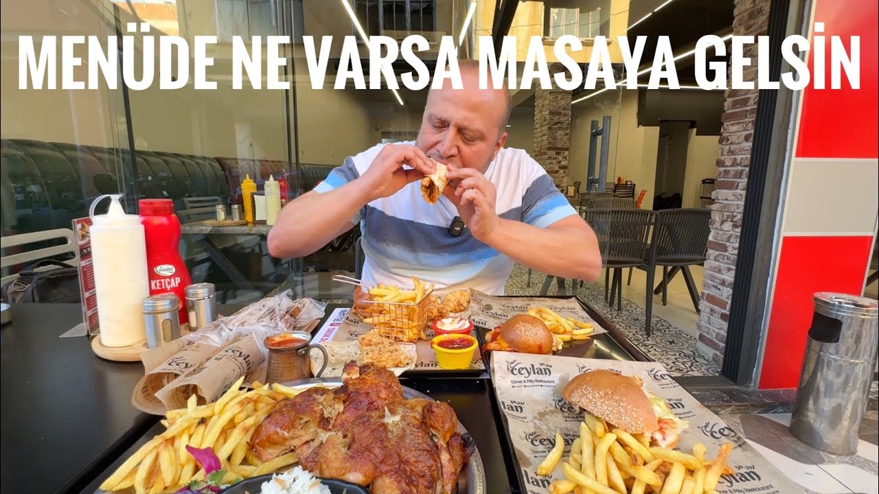 Menüde Ne Varsa Masaya Gelsin | Kızarmış Tavuk Profesörü Ceylan Piliç | Ali Usta #işbirliği değil.