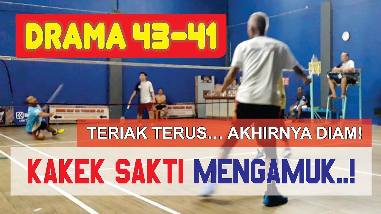 Drama Tarkam! KAKEK SAKTI Hadapi Lawan Super Tengil yang Hobi Teriak, Akhirnya Dibungkam Skor 43-41