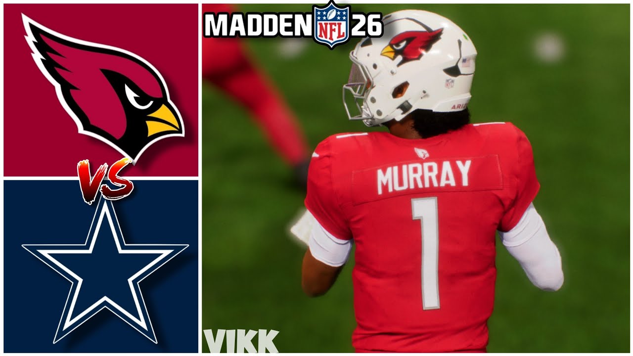 Cardinals vs Cowboys Week 9 Simulation (Madden 26)