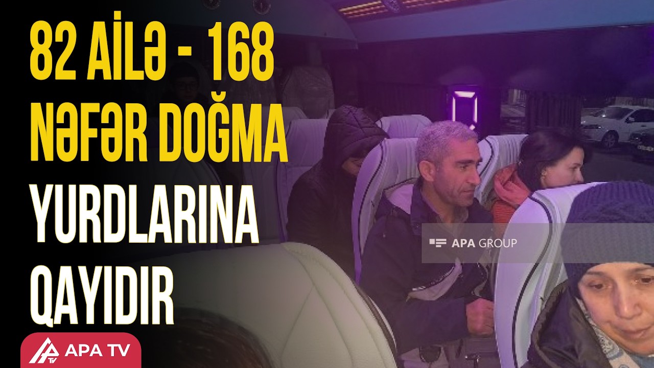 Ağdərə, Xocavənd və Cəbrayıla növbəti köç karvanları yola salınıb | APA TV