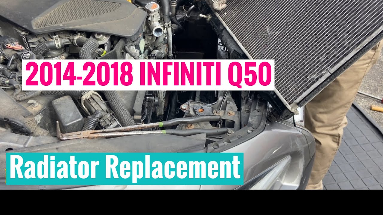 INFINITI Q50: Замена радиатора 🚗