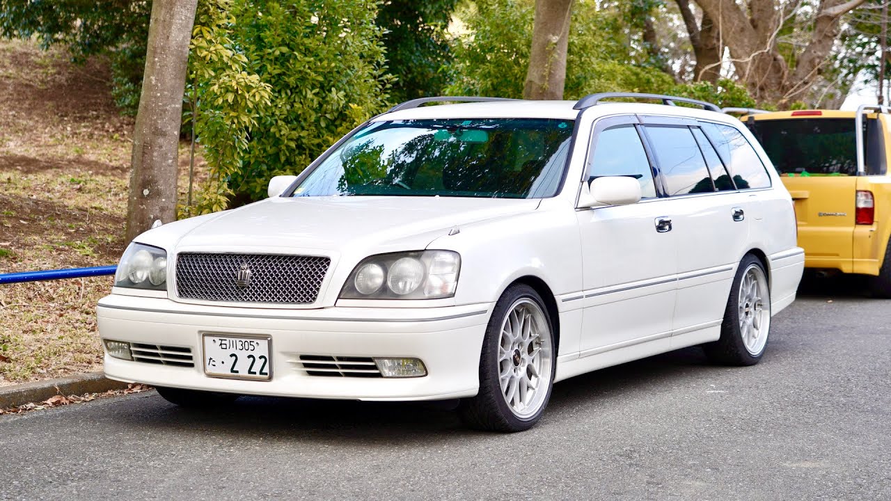 Обзор покупки Toyota Crown Estate 4WD 2002 года (импорт из Канады) на японском аукционе