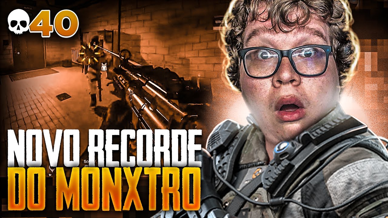 O NOVO RECORDE DO MONXTRO (+40 KILLS) | COD WARZONE