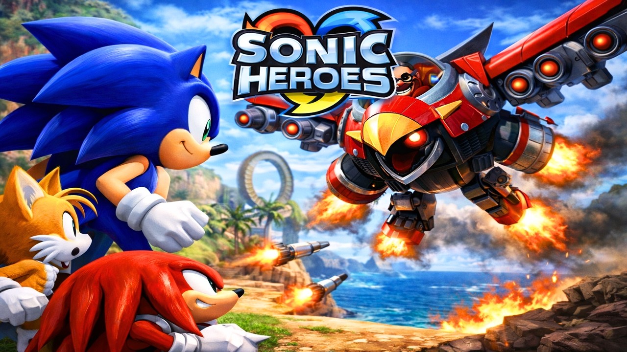 SONIC HEROES PS2 #3 – Enfrentamos o Primeiro Chefão!