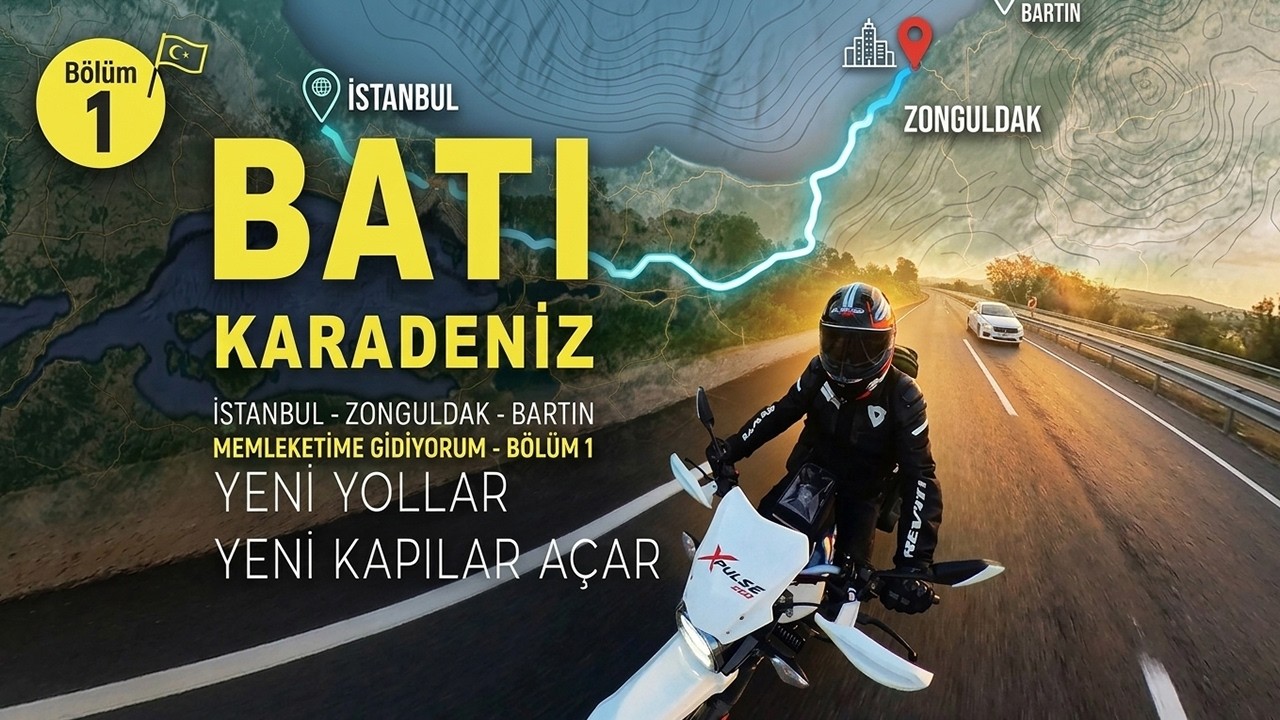 Batı Karadeniz üstünden Memleketime Gidiyorum Bölüm 1 | Hero X Pulse 200 Uzun Yol Deneyimi