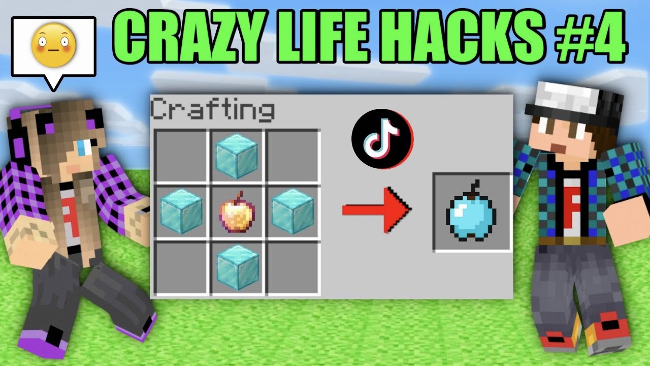 ΦΑΝΤΑΣΤΙΚΑ LIFE HACKS TikTok #4 Noobaki Minecraft Famous Games @LetsPlayKristina