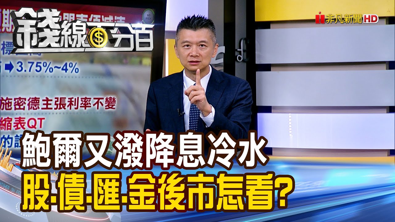 《鮑爾又潑降息冷水 股.債.匯.金後市怎看?》【錢線百分百】20251031-6│非凡財經新聞│