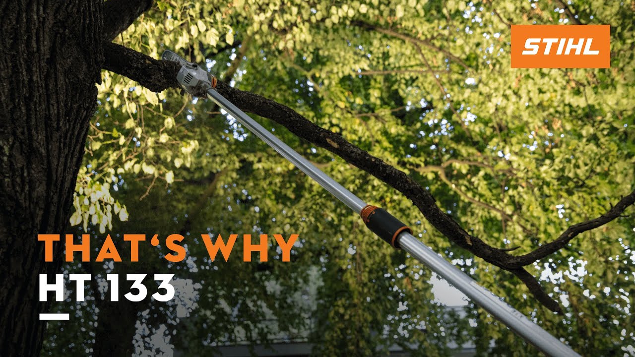 STIHL HT 133 pole pruner | Light weight & high power | That's why