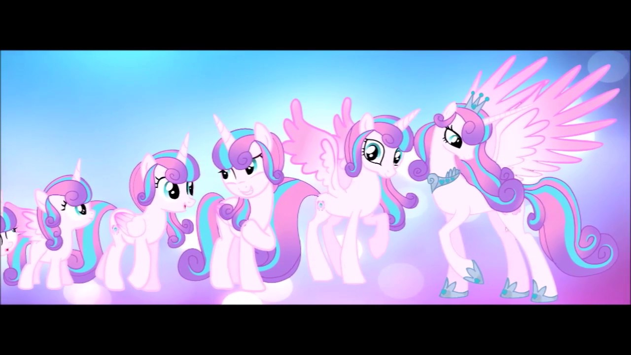 mlp speedpaint flurry heart baby to adult