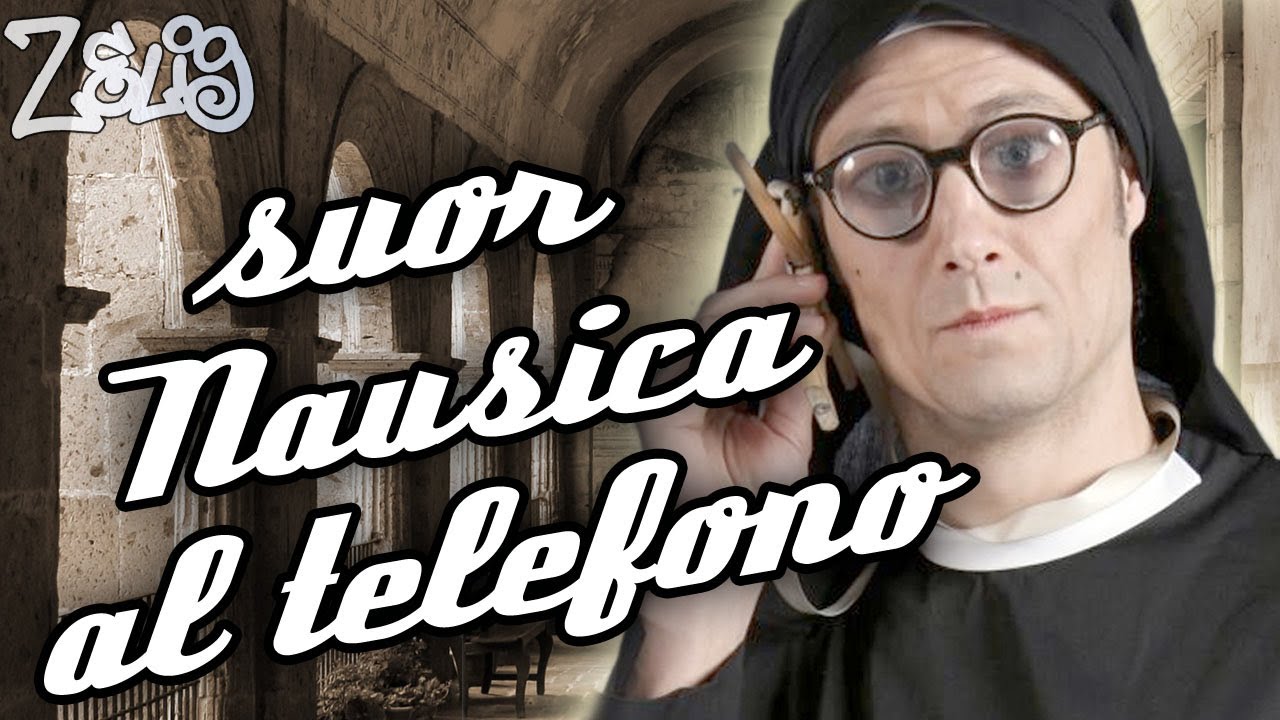 Suor Nausicaa al telefono - Paolo Casiraghi a Zelig