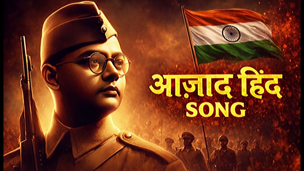 🔥 आजाद हिंद | Kadam Kadam Badhaye Ja | पराक्रम दिवस 23 जनवरी।Powerful Patriotic Song 🔥