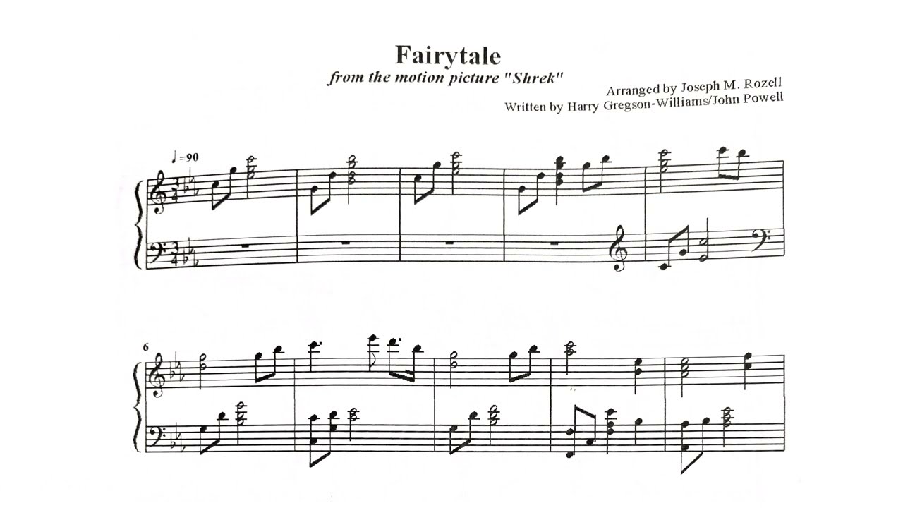 Fairytale from the motion picture 