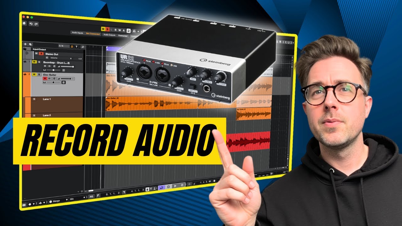 Recording Your Instrument and Vocals | Your First Steps in Cubase