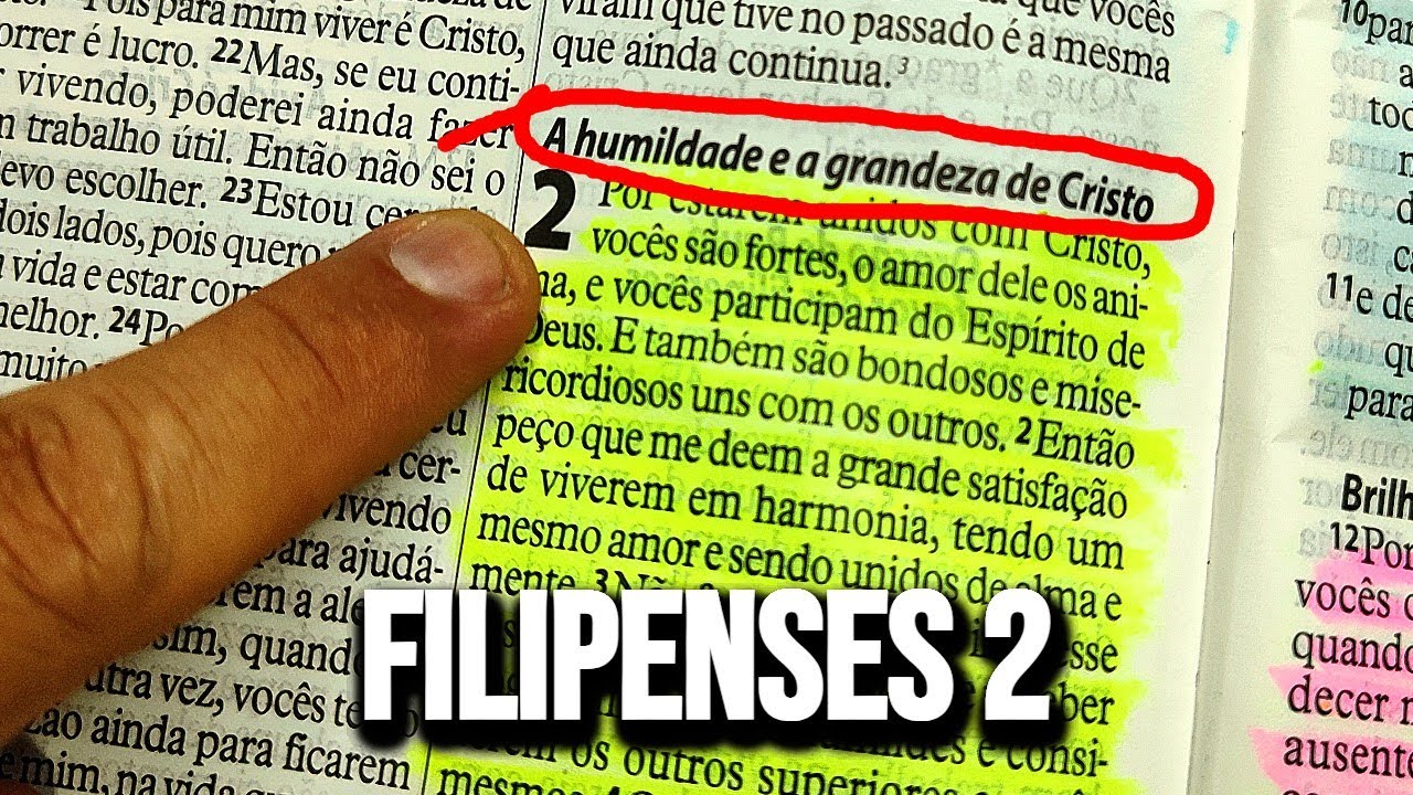 O maior exemplo de humildade da Bíblia – Filipenses 2