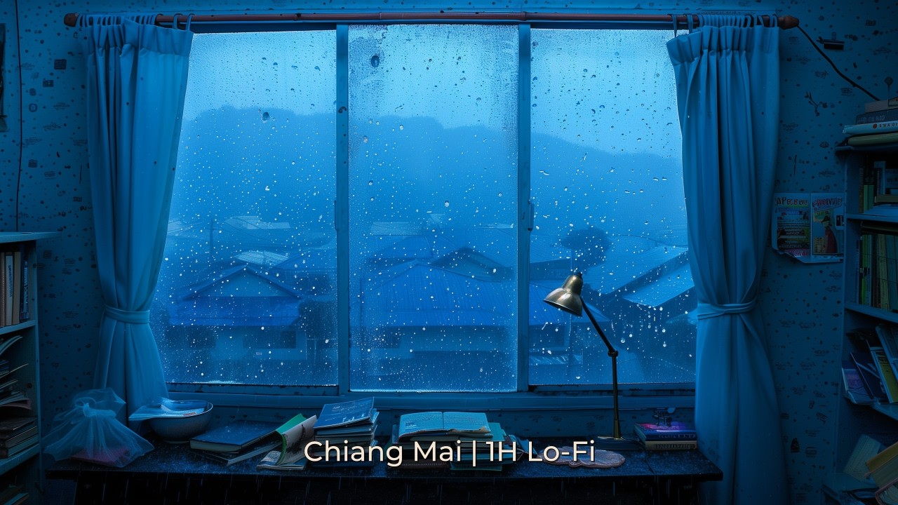 Rainy Afternoon at a Nimman Haemin Bookstore | Calm Lo-Fi for Reading & Writing 1H