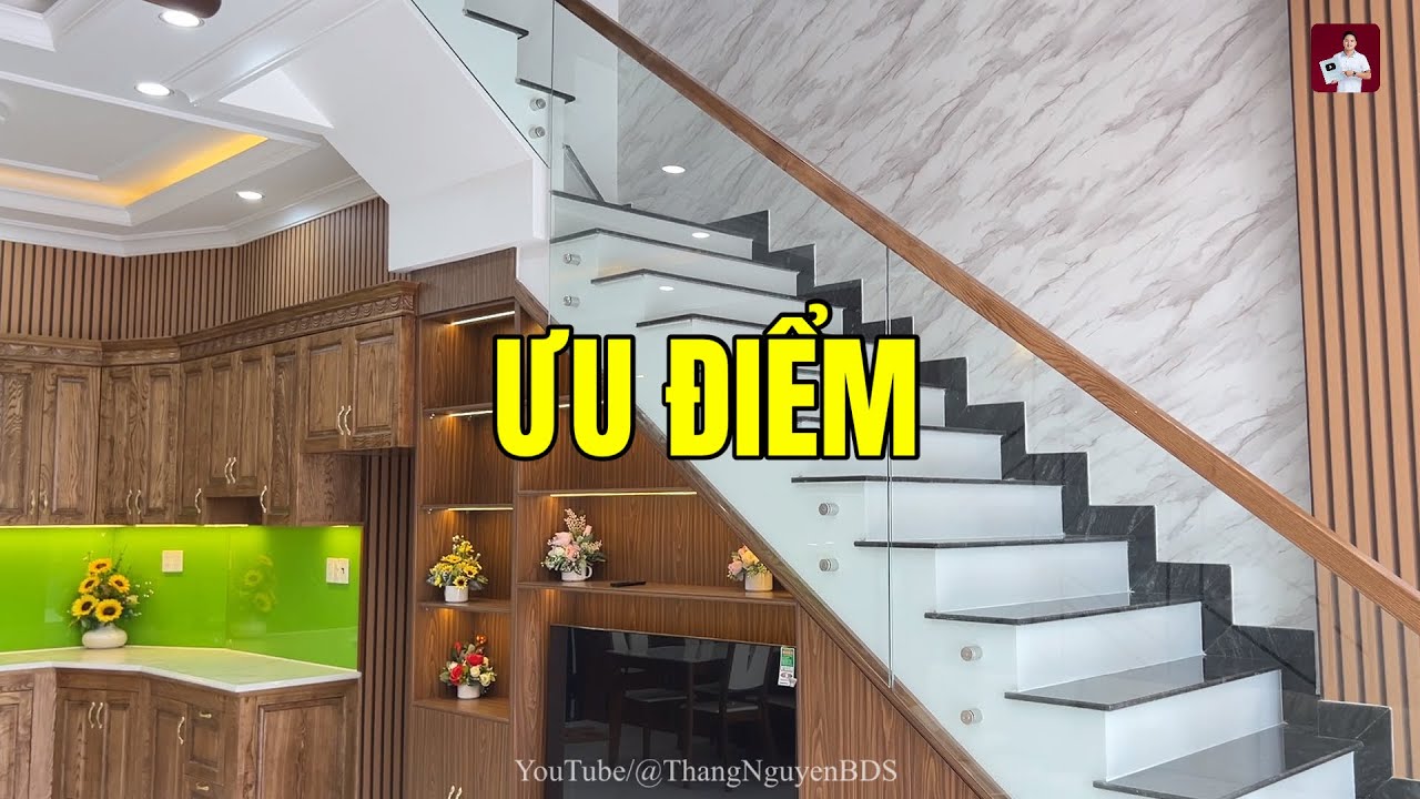 2 ƯU ĐIỂM mẫu cầu thang dọc?