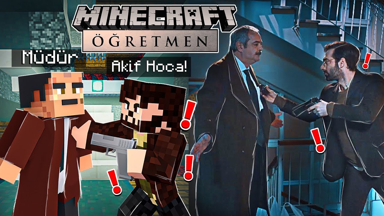 AKİF HOCADAN SAKLANAN KAZANIR - MİNECRAFT ÖĞRETMEN DİZİSİ SAKLAMBAÇ