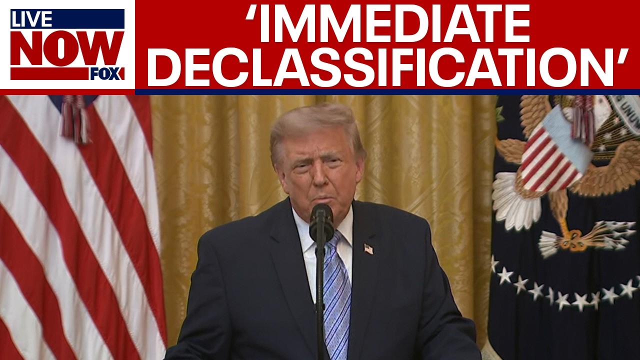 PRIMETIME SPEECH: Trump says he is declassifying, releasing 'critical' election interference intel